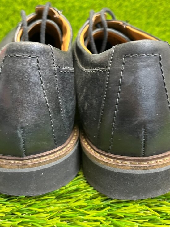 Clarks Bayhill Mens Size 12 Black Casual Leather Plain Toe Oxford Dress Shoes main image 6